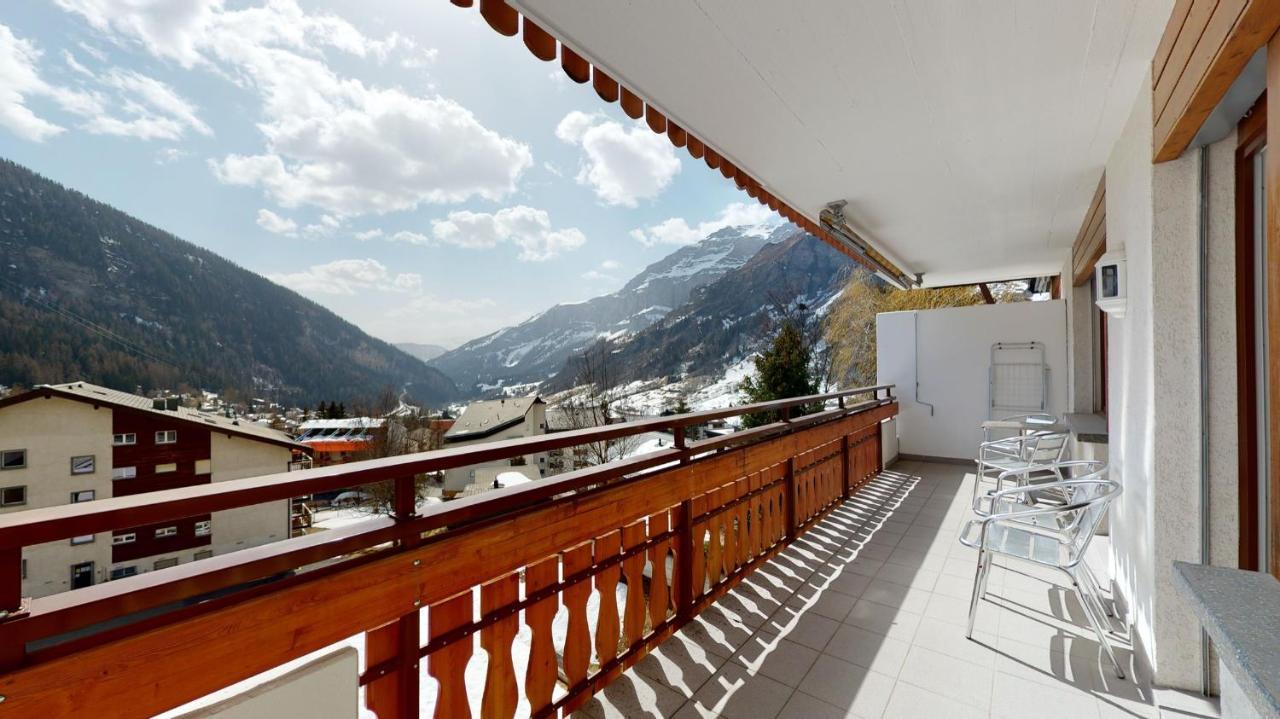 Gonenstein Residence In Leukerbad, Entire Apartment/Studio With Balcony Exterior foto